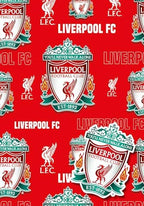 Liverpool FC Wrapping Paper 2 Sheets 2 Tags, Liverpool Football Gift Wrap