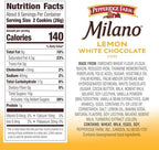 Pepperidge Farm Milano White Chocolate Lemon Flavored Cookies, 7 Oz Bag (Pack of 2)