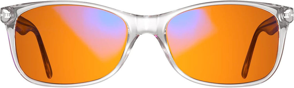 Swanwick Crystal Night Swannies - 99% Premium Blue Light Blocking Glasses, Anti Glare Anti-Fatigue & Eyestrain for Screens