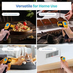 Etekcity Infrared Thermometer Laser Temperature Gun 774, Meat Food Candy Oven Thermometer for Griddle Accessories, Heat Gun for Cooking Refrigerator Tools, Adjustable Emissivity & Max Measure, Yellow