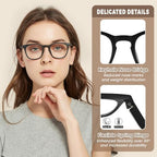JiSoo Reading Glasses Women 1.5 Stylish Designer Readers 1.5, Womens Reading Glasses 1.5+ with Spring Hinge, Black