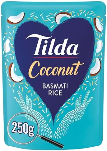 Tilda Steamed Basmati Coconut Rice, 250 g