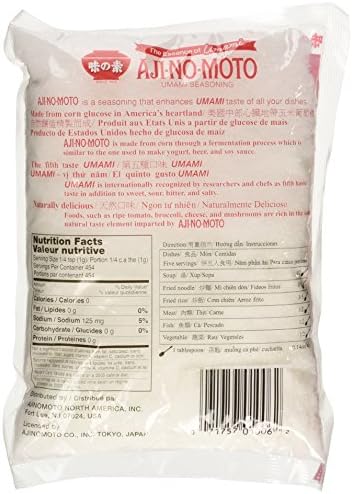 Aji No Moto Ajinomoto Monosodium Glutamate Umami Seasoning 454g / 1LB / 16oz HALAL