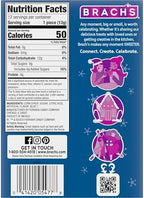 Brach's Blueberry Candy Canes, Christmas Candy, Holiday Ornaments, 5.3 oz Box, 12 Count