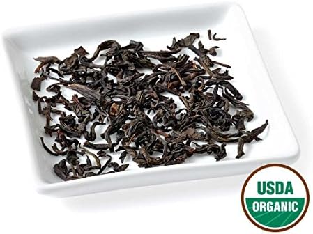 Golden Moon Tea Organic Lapsang Souchong Black Tea - Loose Leaf, Non-GMO - Half Pound (96 Servings)