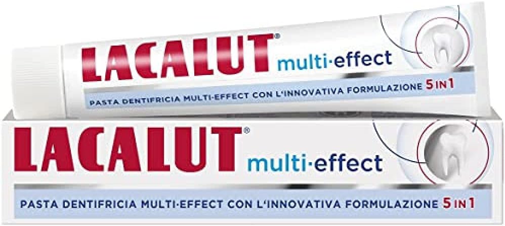 Naturwaren Italia srl Lacalut Dentif Multi Eff 5in1 Adult Unflavored Paste 75ml
