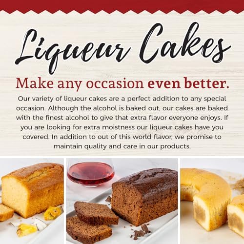 Beatrice Bakery, Grandma's Bake Shoppe Southern Bourbon Pecan Cake, Fusion of Nutty Pecans, Velvety Caramel Batter (24oz)