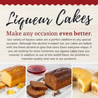 Beatrice Bakery, Grandma's Bake Shoppe Southern Bourbon Pecan Cake, Fusion of Nutty Pecans, Velvety Caramel Batter (24oz)