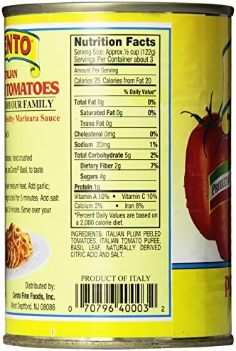 Cento Imported Italian Peeled Tomatoes, 14-Ounce Cans (Pack of 12)