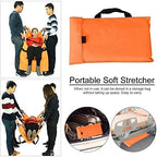 Transfer Blanket with Handles,Soft Folding First Aid Stretcher with 8 Handles, Portable Thickened Canvas Emergency Stretcher Patient Lifter Home Stretch