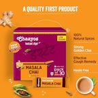 Chaayos Instant Tea Premix - Masala Flavour - Low Sugar (30 Sachets) | Instant Tea | Tea Premix | Masala Tea | Masala Chai | Assam Tea | Flavored Tea | Tea Masala Mix