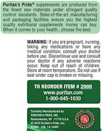 Puritan's Pride Zinc 25 mg Tablets, 100 Count