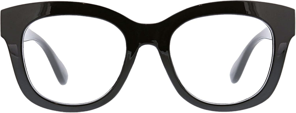 Peepers by PeeperSpecs Center Stage Women's Oversized Blue Light Blocking Reading Glasses