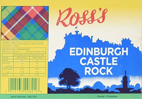 Ross's of Edinburgh 12 Stick Castle Rock Gift Box, 270 g