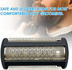 Dioche Trimmer Shavers Replacement Heads Durable Shaver Foil Cutter Heads Easy Install Safe for Body Grooming NO BG2040