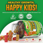 Kids Multivitamin Gummies – 11 Essential Kids Vitamins for Ages 2+, Gelatin-Free, Vegan, Halal, Gluten & Dairy Free, Natural Flavors, 45 Days Supply - 90 Count
