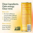 Plant Press - Organic Energy Drink, 100 mg Caffeine Clean Coffee Alternative, Full Range of Vitamins, Electrolytes, No Sugar Alcohols, No Preservatives - Variety Pack (12 Fl Oz, 12 Pk)