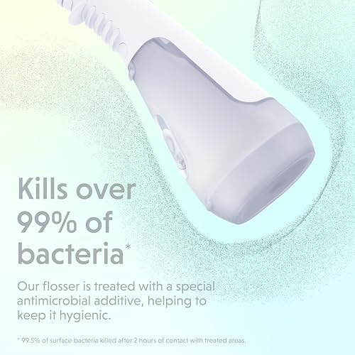 Ordo Water Flossers for Teeth, Cordless IPX7 Waterproof Oral Irrigator, 3 Pressure Settings, Portable, Rechargeable Electric Sonic Flosser, Dental Professional Recommended, White
