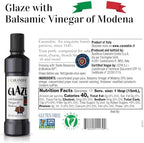 CARANDINI Glaze with Balsamic Vinegar of Modena –– Non-GMO, Vegan, Gluten-Free, Made Without Glucose Syrup or Fructose Syrup – Made in Italy, 8.45 Fl Oz - Pack of 2
