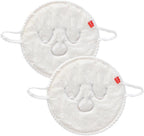 Beaupretty 2Pcs Hot and Cold Compress Facial Mask Towels Coral Fleece Reusable Spa Skin Care Cloths for Women Moisturizing Pore Cleansing and Relaxation 9.84X9.84In