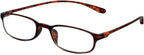 Calabria 718 Flexie Oval Reading Glasses Men/Women Bendable Single Power Readers Flexible Lightweight Durable TR-90 Frame