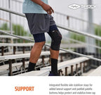 Shock Doctor Knee Brace , Compression Knee Brace for Men & Women, Stability, Patella Instability, Meniscus & Ligament Injuries