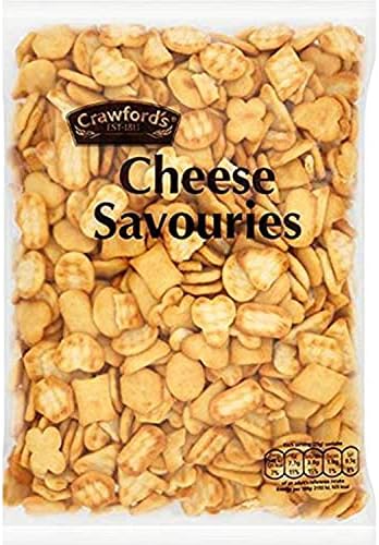 McVitie's Crawford's Cheese Savouries 300G, Crunchy and cheesy snack biscuits, Pack of 3