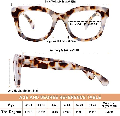 Progressive Multifocus Reading Glasses for Women Men Blue Light Blocking Computer No Line Multifocal Readers