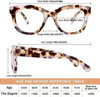 Progressive Multifocus Reading Glasses for Women Men Blue Light Blocking Computer No Line Multifocal Readers
