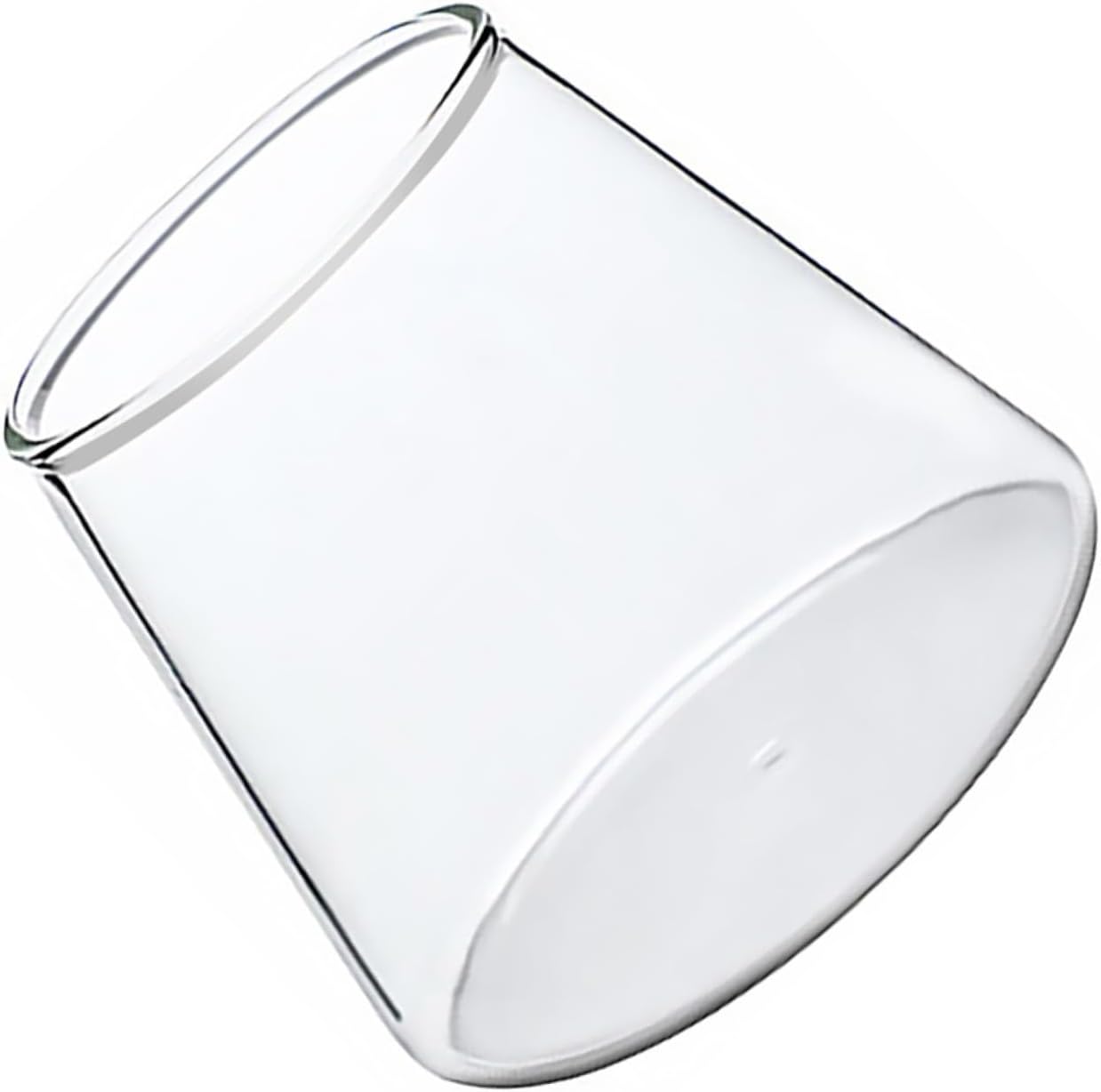 OUNONA Heat Resistant Transparent Glass Water Cup Portable Milk Juice Mug Cold Heat Resistant Beer