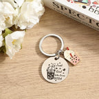 Bubble Tea Keychain for Girls Boba Milk Tea Keychains for Boba Lovers Teen Girl Gift Idea
