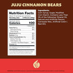Cinnamon Bears | 1 Pound Pack | Classic JuJu Bears Gummy Candy | Old Fashioned Candy | Sweet and Spicy Treat for Snacking, Gifting and Party Favors