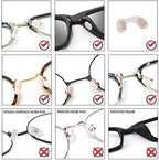 Nose Pads Soft Foam Adhesive Anti-Slip Silicone Eyeglass Nose Pads Stick On for Glasses Eyeglasses Sunglasses 12 Pairs, 1.0mm, Skin Color