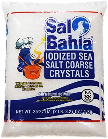 Sal Bahia Iodized Sea Salt Coarse Crystals 35.27oz