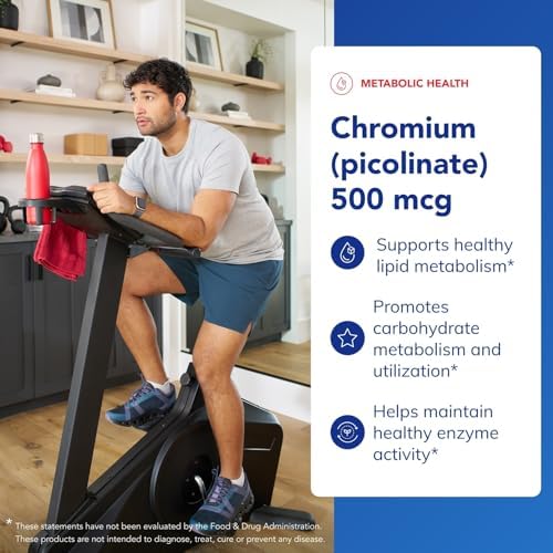 Pure Encapsulations Chromium (Picolinate) 500 mcg - for Lipid & Carbohydrate Metabolism* - Mineral Supplement - Superior Absorption Chromium Supplement - Vegan & Gluten Free - 60 Capsules