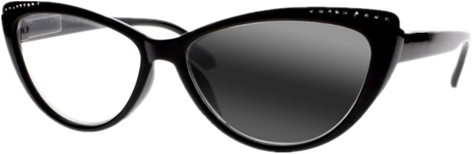 Women Rhinestone Cat Eye Sexy Sun Readers Reading Glasses