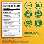 Sunbest Natural Raw Sunflower Seeds, 5 lbs – Unsalted & No Shell – Bulk Sunflower Seed Kernels to Eat – For Snacking, Baking & Topping – Road Trip, After School Snack for Kids & Adults – Kosher (80 oz)