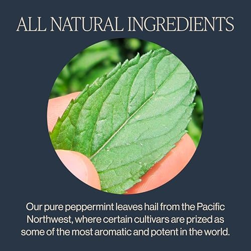 Rishi Tea Peppermint Herbal Tea - Organic, Caffeine Free Loose Leaf Tea, Calming Sweet & Cooling Pure Peppermint Tea Leaves - 4 Ounces, 28+ Servings