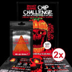 Red Hot Reaper – (2pack) Challenge Hottest Chip – Halloween Carolina Reaper Spicy Challenge - Stupidly Spicy Hot Chip