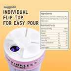 Purple Pearl Sugar Sprinkles, Edible purple ball Sprinkles for Cake Decorating, Cake Decorations, Cupcake Toppers, Wedding Party Holiday Supplies, 110g/3.88oz (4 Sizes Mix)