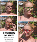 Eyekepper 4-Pack Bifocal Reading Glasses Women Cat-eye Style Bifocal Readers