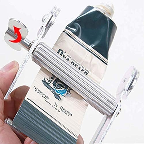 Toothpaste Squeezer, Metal Toothpaste Tube Squeezer Paint Tube Wringer Tube Roller for Artist, Hair Salon, Painter, Hairdressing, Hair Color Dye, Hand Cream, Toothpaste