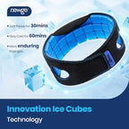 NEWGO Wisdom Teeth Pain Relief Ice Pack for Face Oral Surgery Recovery, Long Lasting Cold Face Wrap with Face Contoured Design for TMJ Relief, Tooth Extraction, Jaw Discomfort