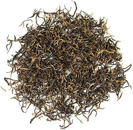 GOARTEA Jinjunmei Black Tea - 250g / 8.8oz Chinese Fujian Jin Jun Mei - Golden Beautiful Eyebrow Loose Leaf Tea - Golden Buds