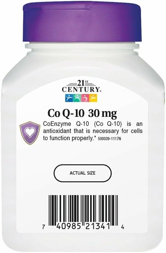 21st Century Co Q10 30 mg Capsules, 45 Count (21341)