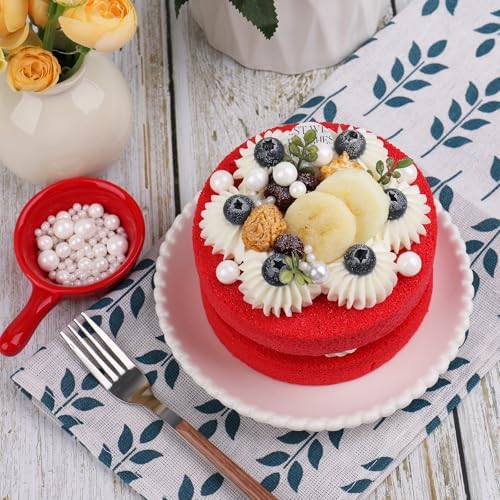 Sprinkles for Cake Decorating, 7.8oz White Pearl Sprinkles 4 Sizes Mix for Cake Cupcake Cookie Baking Donuts Ice Cream Toppings