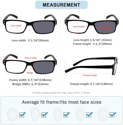 (Must Buy Both Eye) Black-Right Eye-1.00 Transition Photochromic Distance Glasses Different Diopter Each Eye