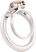 Male Chastity Device Stainless Steel Small Penis Ring Easy to Wear Male Virginity Lock J12245 45mm