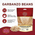 Garbanzo Beans - Chickpeas Dried 4 LB Bag - All Natural, Sproutable, Perfect for Hummus - by Spicy World