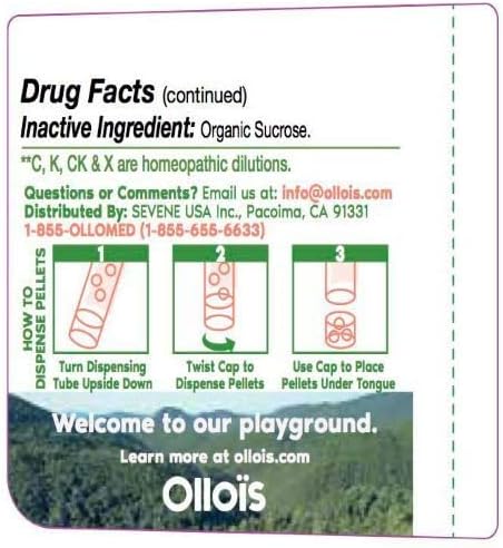 OLLOIS Colocynthis 30c Organic, Lactose-Free, Vegan, Homeopathic Medicine, 80 Pellets (Pack of 1)